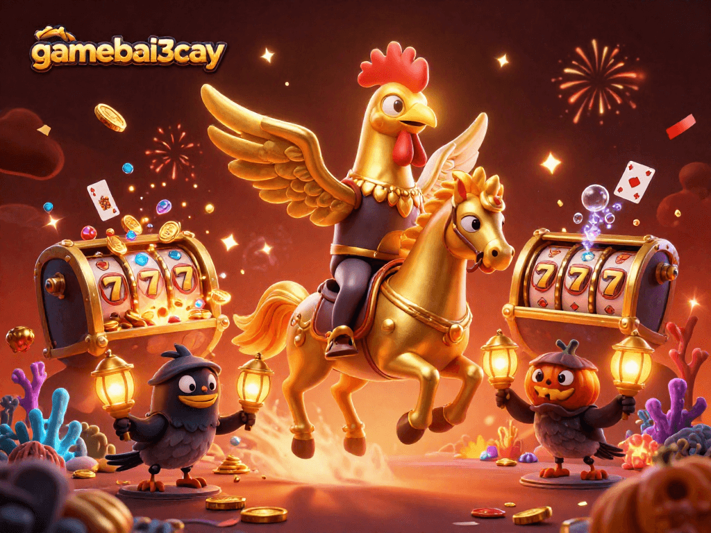 Engage with gamebai3cay in a vibrant midnight casino scene full of adventure and thrilling elements.