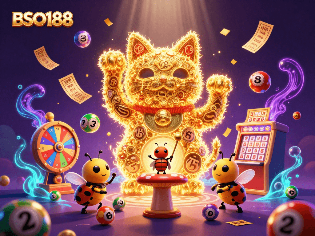 Engage with BSO188 as you experience an exciting lottery scene with vibrant elements.
