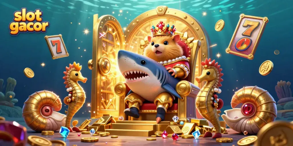 Menang mudah dengan slot gacor dalam ilustrasi kasino 3D yang memukau.