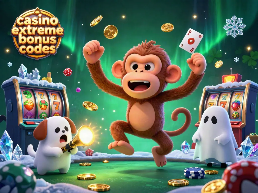 Engage with thrilling experiences using casino extreme bonus codes while interacting with a fun casino scene.