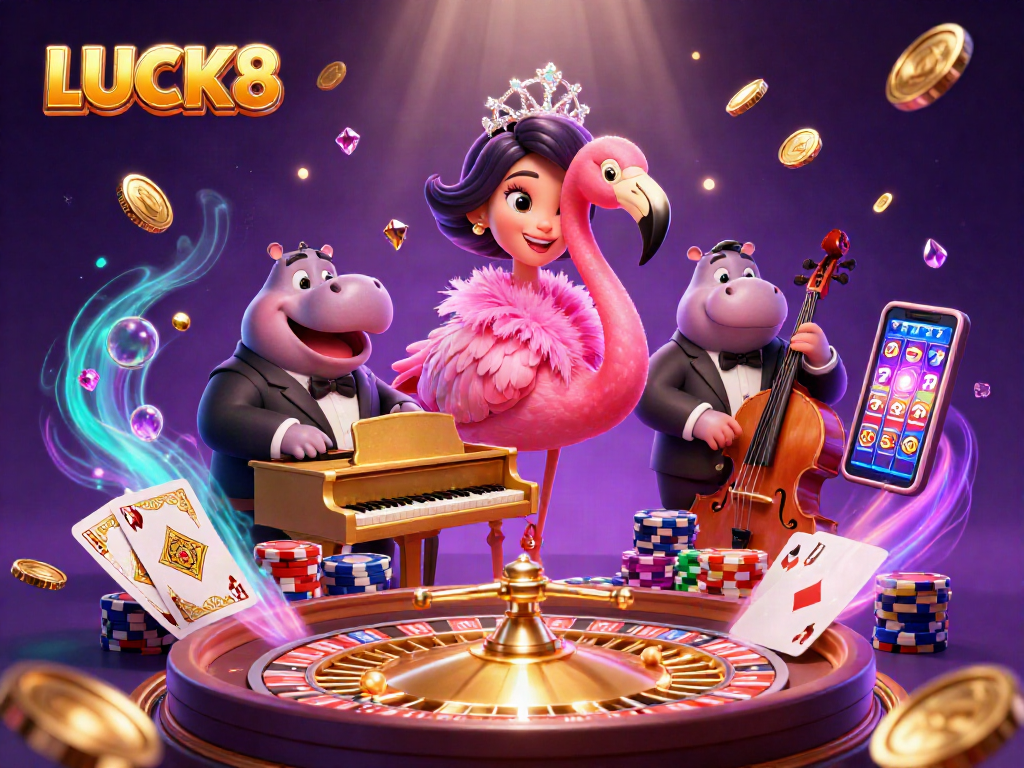 LUCK8 nâng cao chiến lược thắng trong thế giới sòng bạc sống động với ánh sáng và màu sắc
