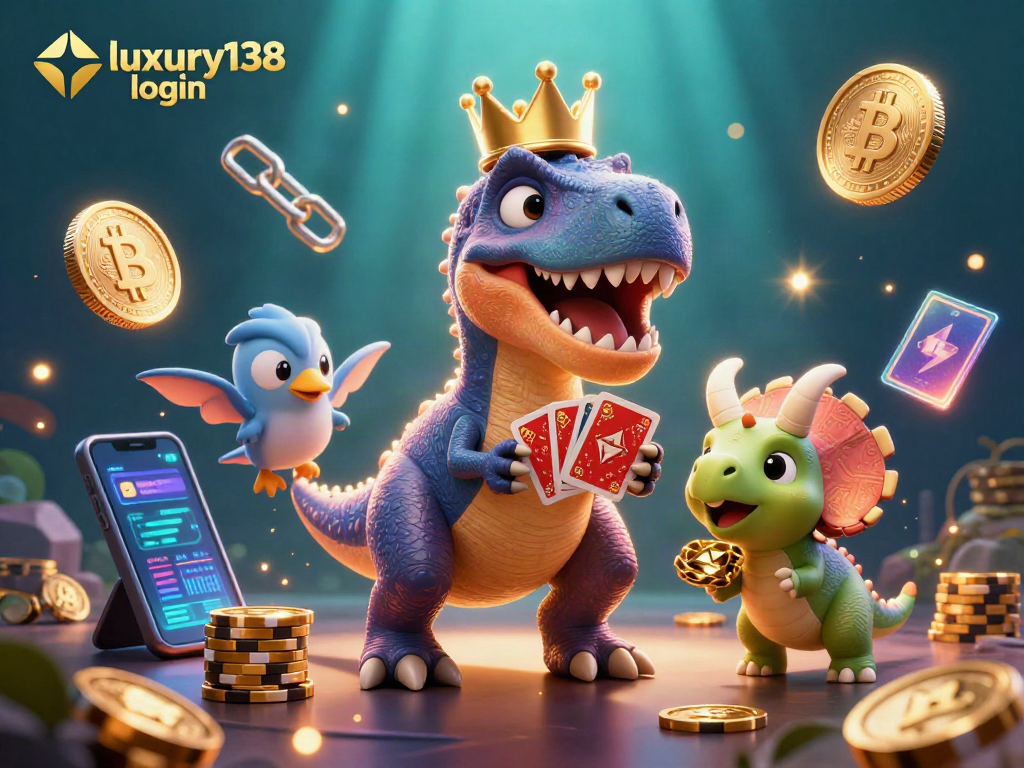 Menyaksikan aksi menghibur karakter kartun saat bermain kartu, luxury138 login menambah keseruan permainan!