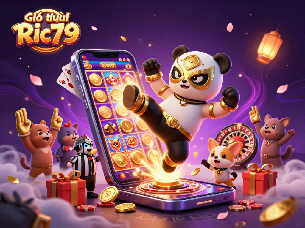 Experience thrilling gameplay at Giới thiệu Ric79 with dynamic characters and engaging casino elements.
