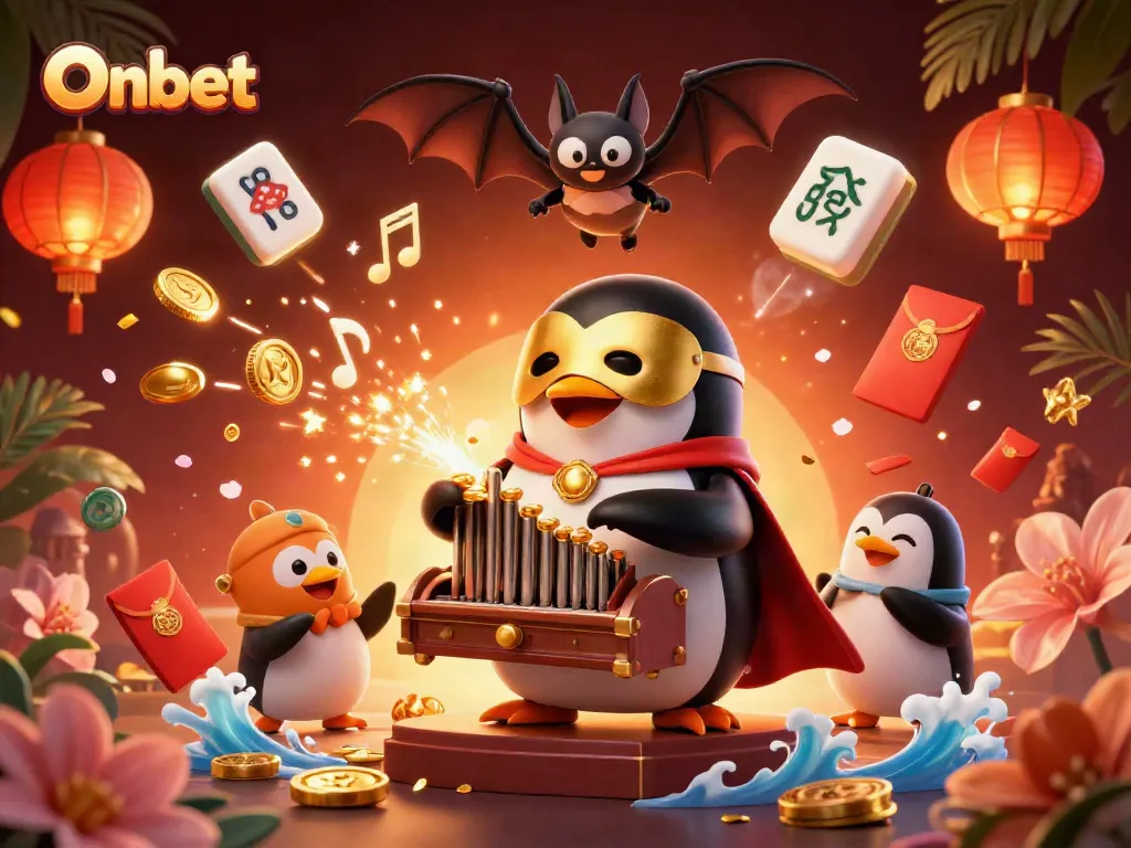 Experience thrilling jackpots with Onbet's casino magic featuring vibrant characters and dynamic elements.