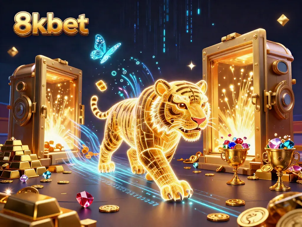 Experience thrilling betting action at 8xbet with our vibrant digital casino scene featuring stunning graphics and engaging elements.
