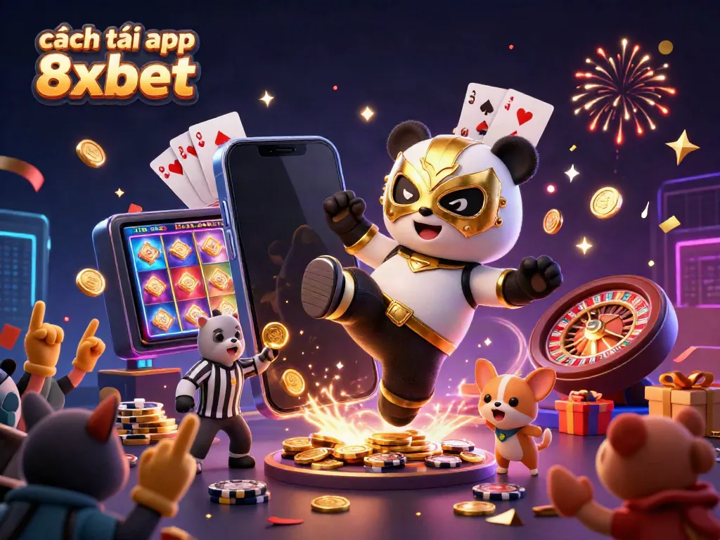 Engage in winning strategies with the dynamic 3D illustration illustrating cách tải app 8xbet.