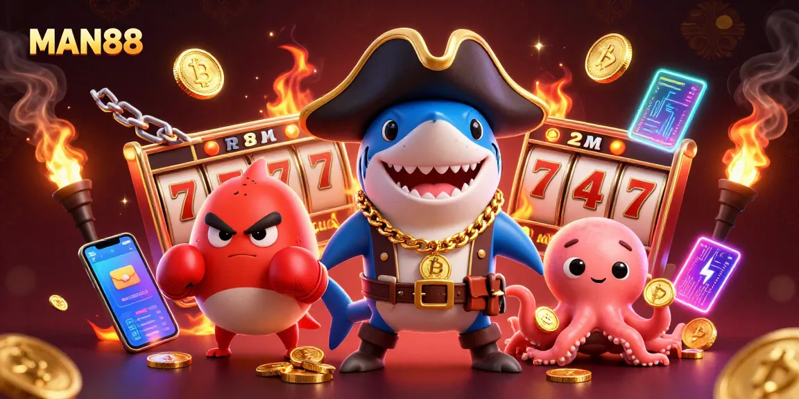 MAN88 offers immersive gaming experiences with dynamic characters and vibrant casino elements.