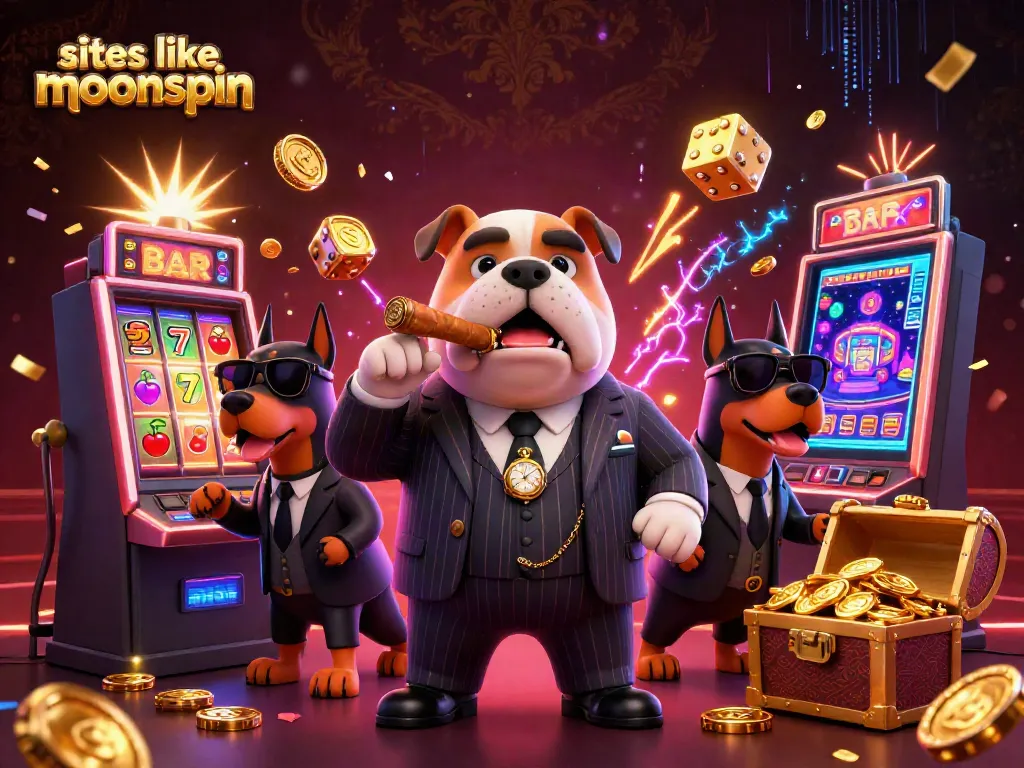 Experience thrilling gameplay at sites like moonspin with this captivating casino scene.